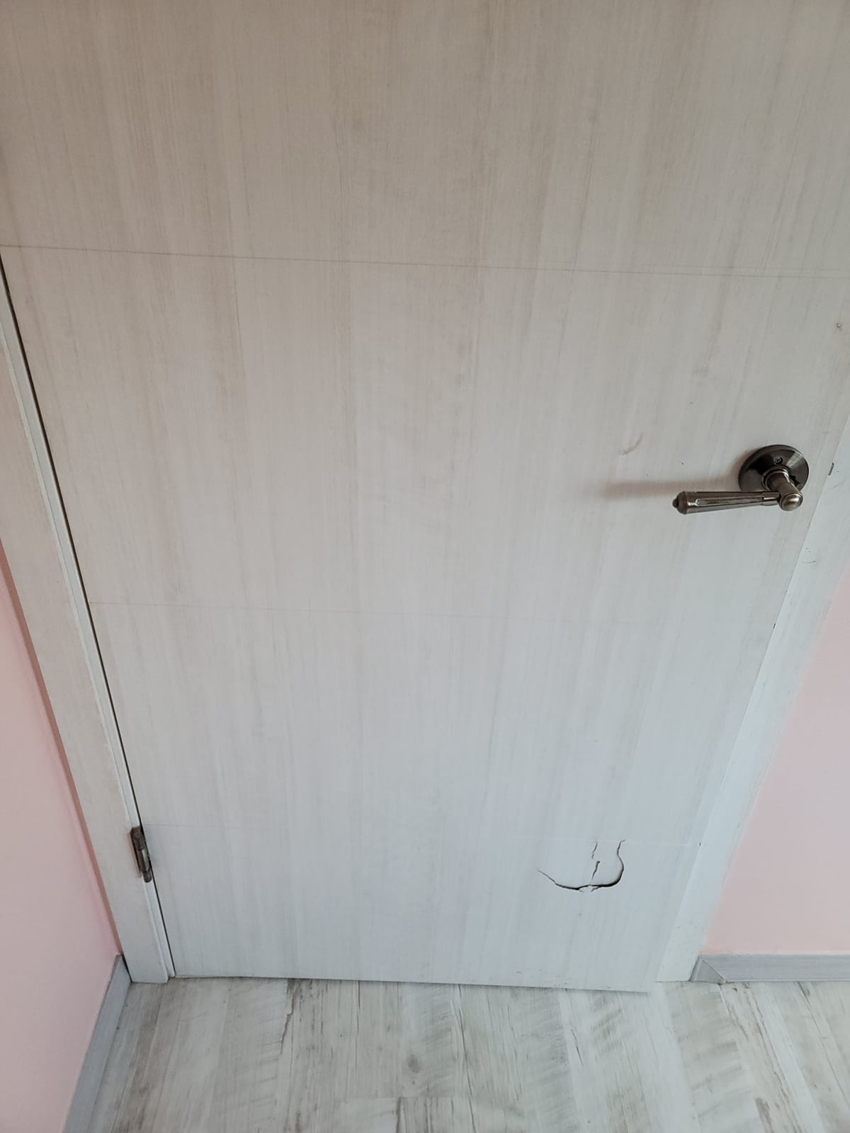 충남 천안 문짝수리(나무문,ABS도어) 시공 전 2