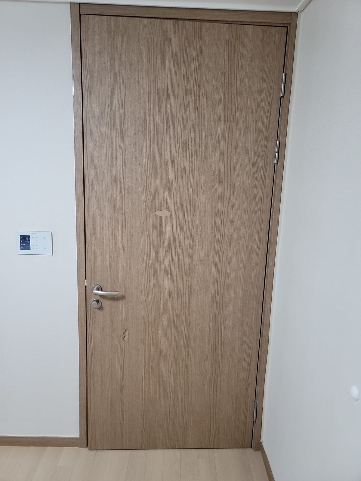충남 서산 문짝수리(나무문,ABS도어) 시공 전 1