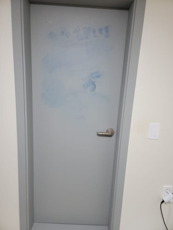 충북 청주 오창 문짝수리(나무문,ABS도어) 시공 전
