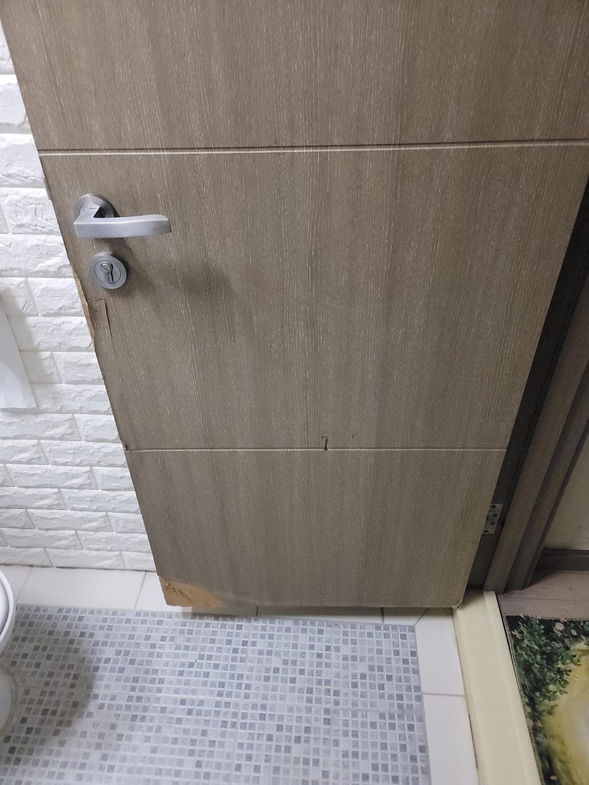 충북 청주 오송 문짝수리 시공 전 2