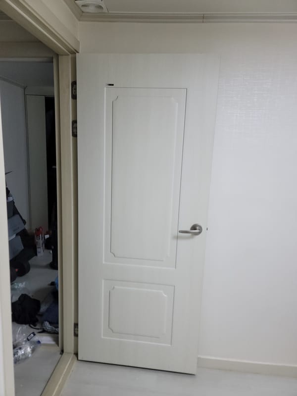 충남 천안 문짝교체 시공 후