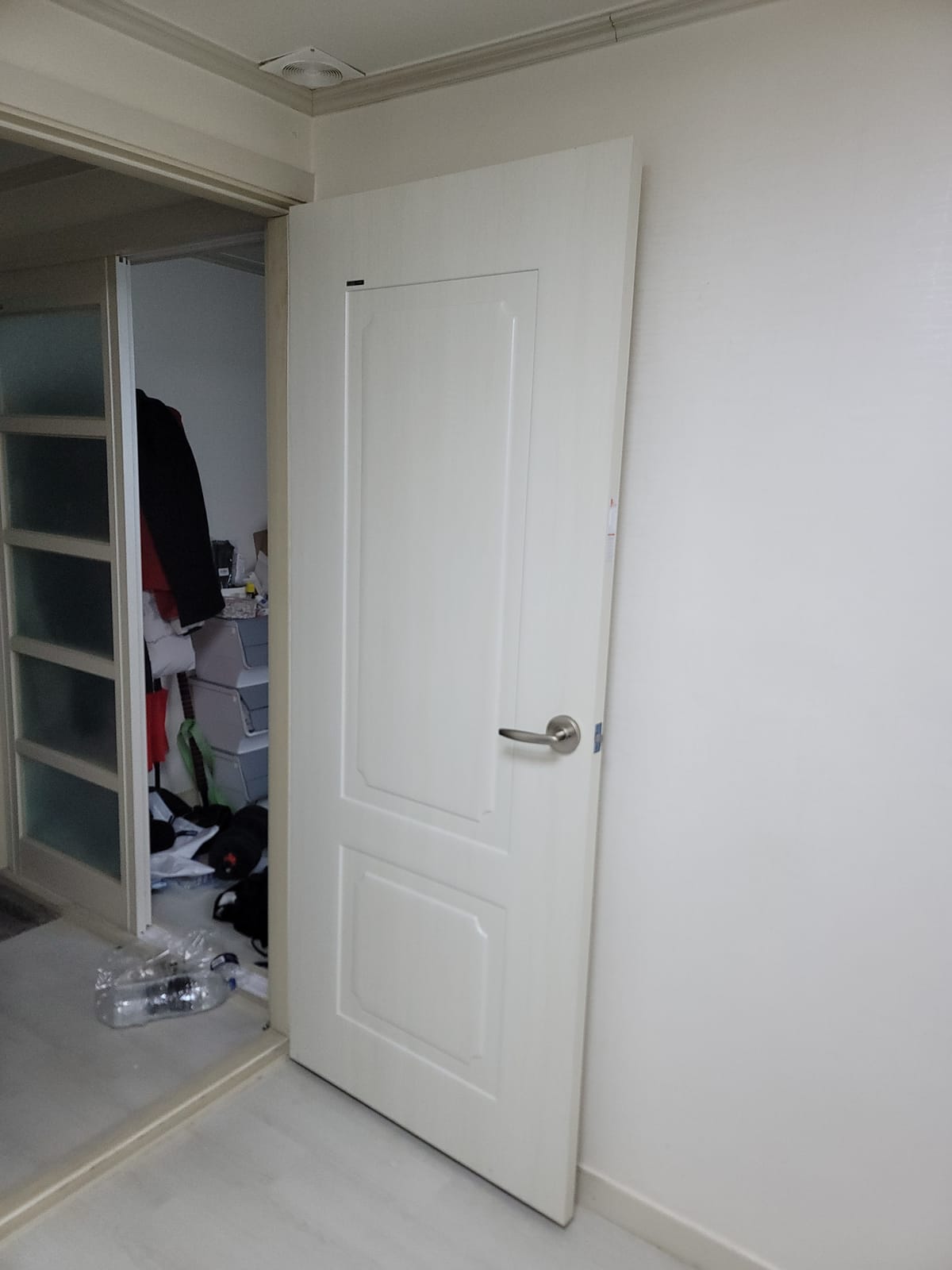 충남 천안 문짝교체 시공 후 2