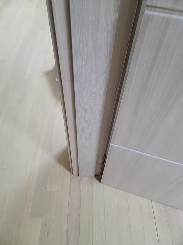 충남 홍성 내포 문틀수리 시공 후