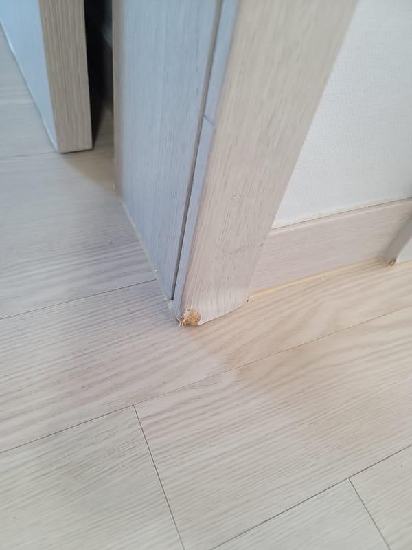 충남 천안 몰딩수리 시공 전