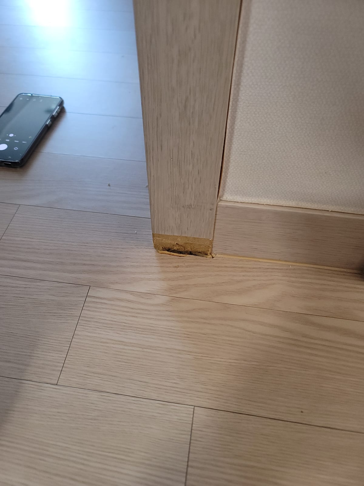 충남 천안 몰딩수리 시공 전 2