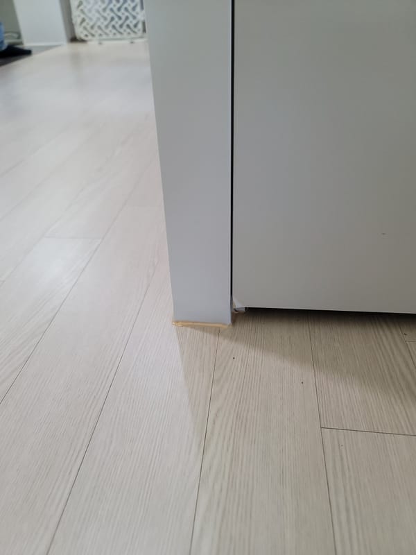 충남 서산 몰딩수리 · 붙박이장 몰딩 시공 후