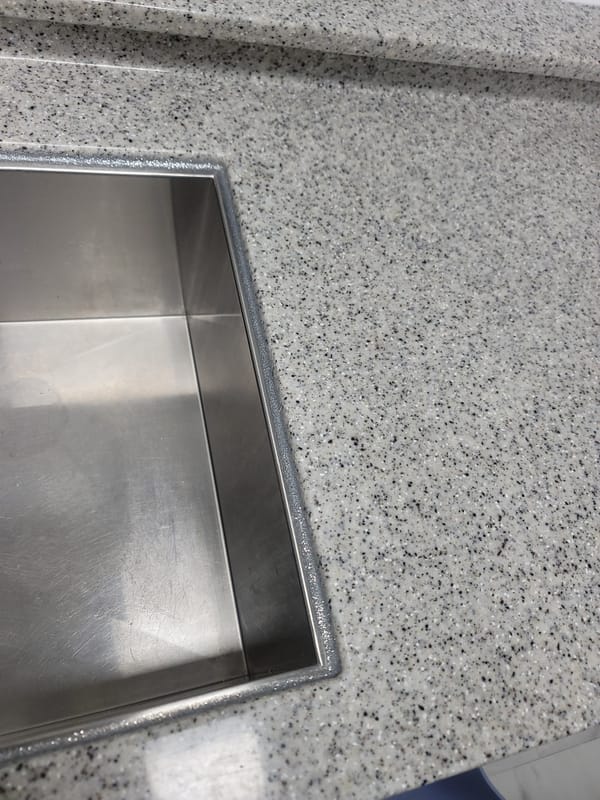 충남 천안 싱크대실리콘교체 시공 후